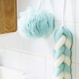 Omenluck 3Pcs Shower Bath Loofah Balls Mesh Exfoliating Body Scrubber Mixed view 3