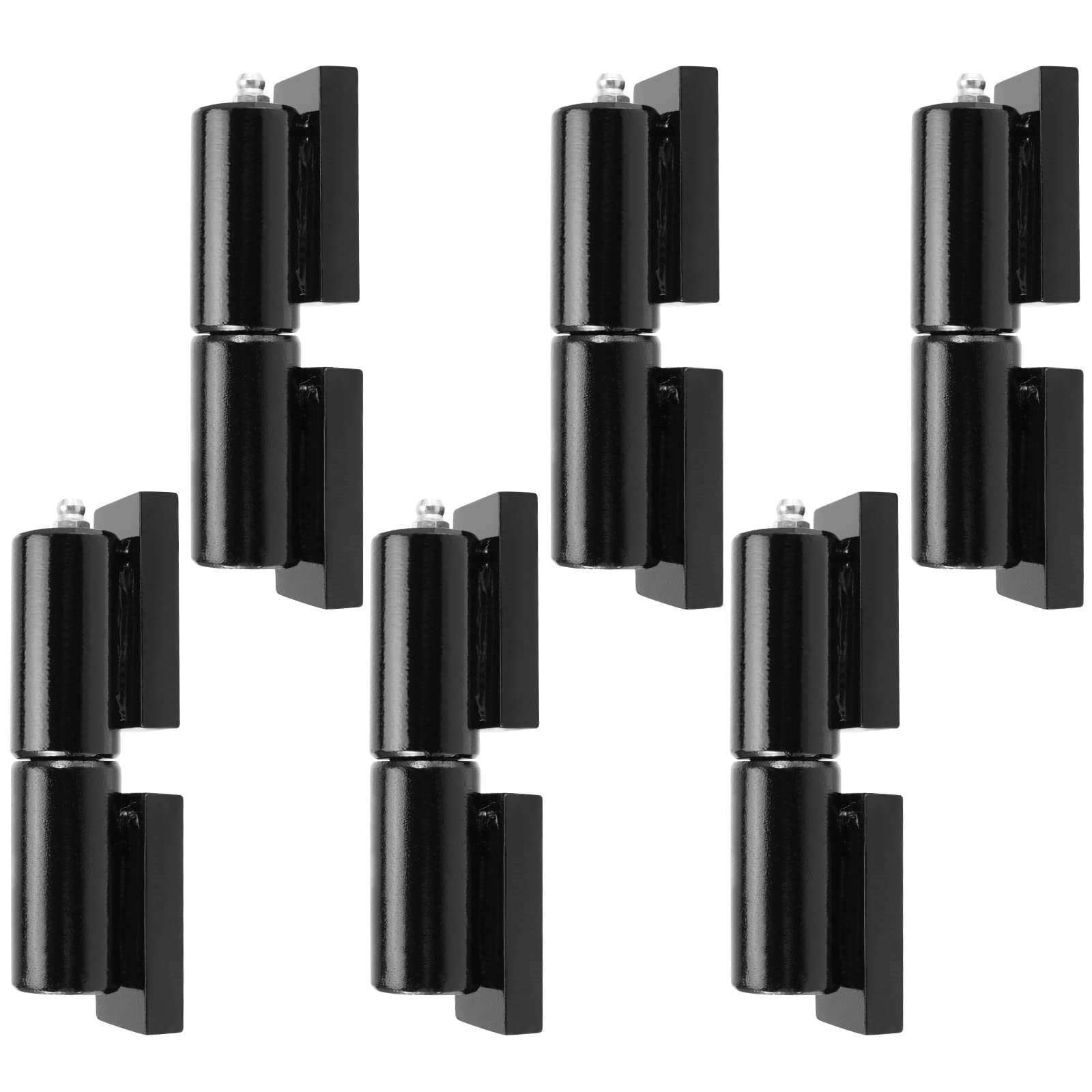 Photo 1 of **Only two***SINJEUN 3 Pair 5 Inches Gate Hinge, Heavy Duty Barrel Gate Hinge, Weld On Barrel Style Ball Bearing Door Hinge for Swing Gates, Trailer Ramp Gates, 450lbs Capacity