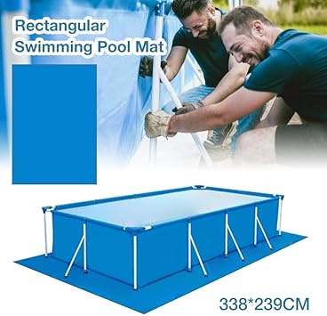338x239CM Schwimmbecken Matte- Pool-Grundtuch Bodenmatte