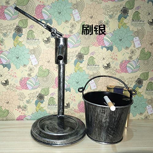 EQZQ-The bar of high-grade ashtray creative personality retro Chinese ornaments practical birthday gift,Silver brush