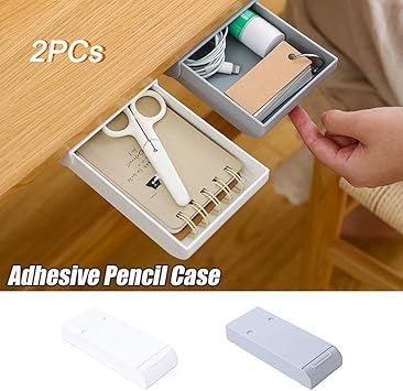 Amazon Com Desk Drawer Organizer Storage Self Stick Pop Up