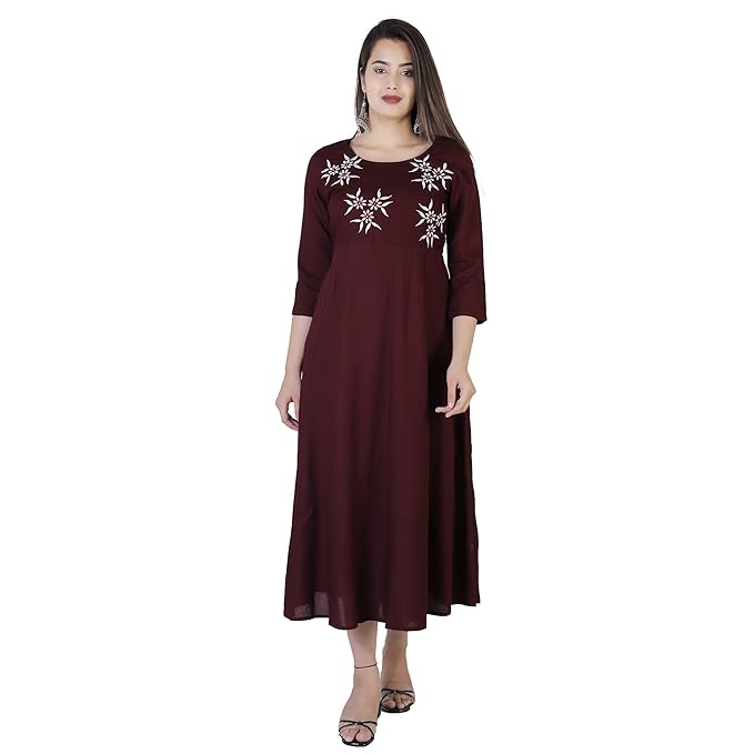 Women's Rayon Anarkali Kurta