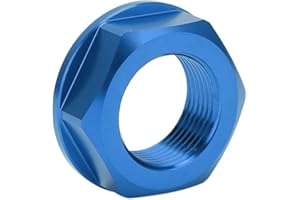 Tbest Motorcycle Rear Wheel Axle Nut M22x1 5 Aluminum Replacement for KX125 2003 to 2008 and YZ250F 2009 2021 High Performanc