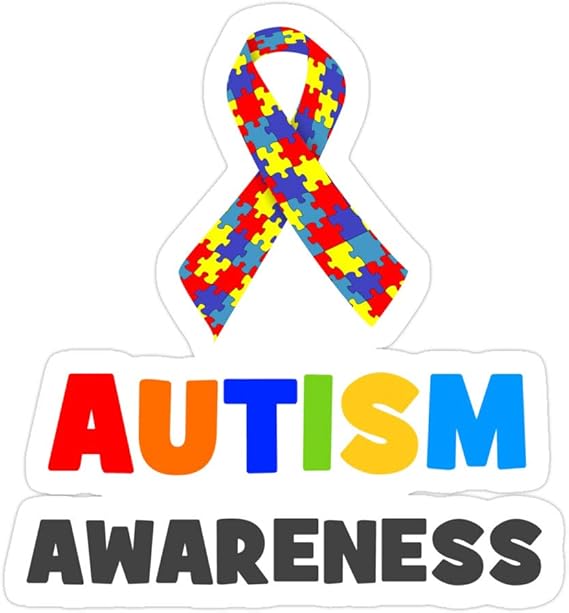 3 PCs Stickers Autism Awareness Autistic