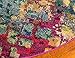 Unique Loom Jardin Collection Colorful, Vibrant, Abstract, Modern Area Rug, 6' 1