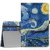MoKo Samsung Galaxy Tab E 9.6 Case - Slim Folding Cover for Samsung Galaxy Tab E Wi-Fi / Tab E Nook 9.6-Inch Tablet Verizon 4G LTE Version, Starry Night (NOT FIT Tab E 8.0 inch Tablet)