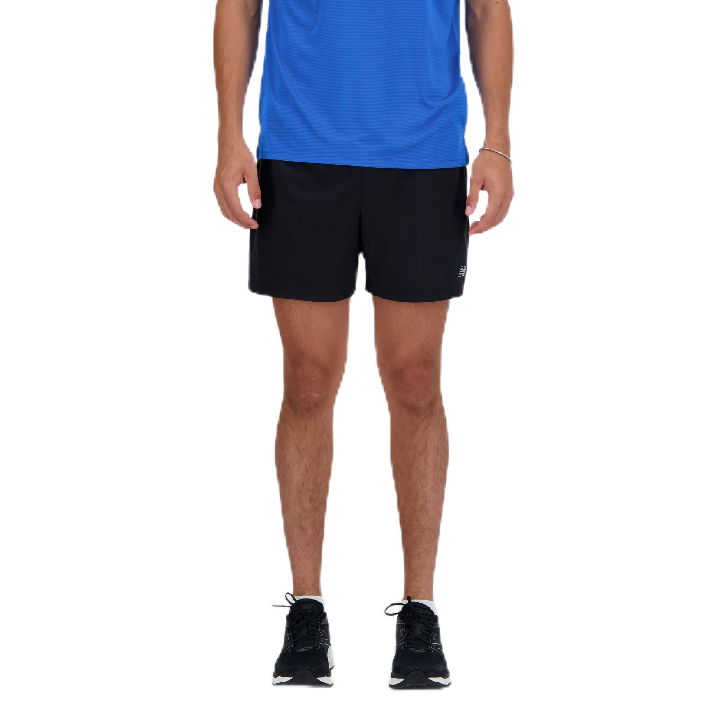 New Balance Men’s Sport Essentials Short 5″, Black, Small