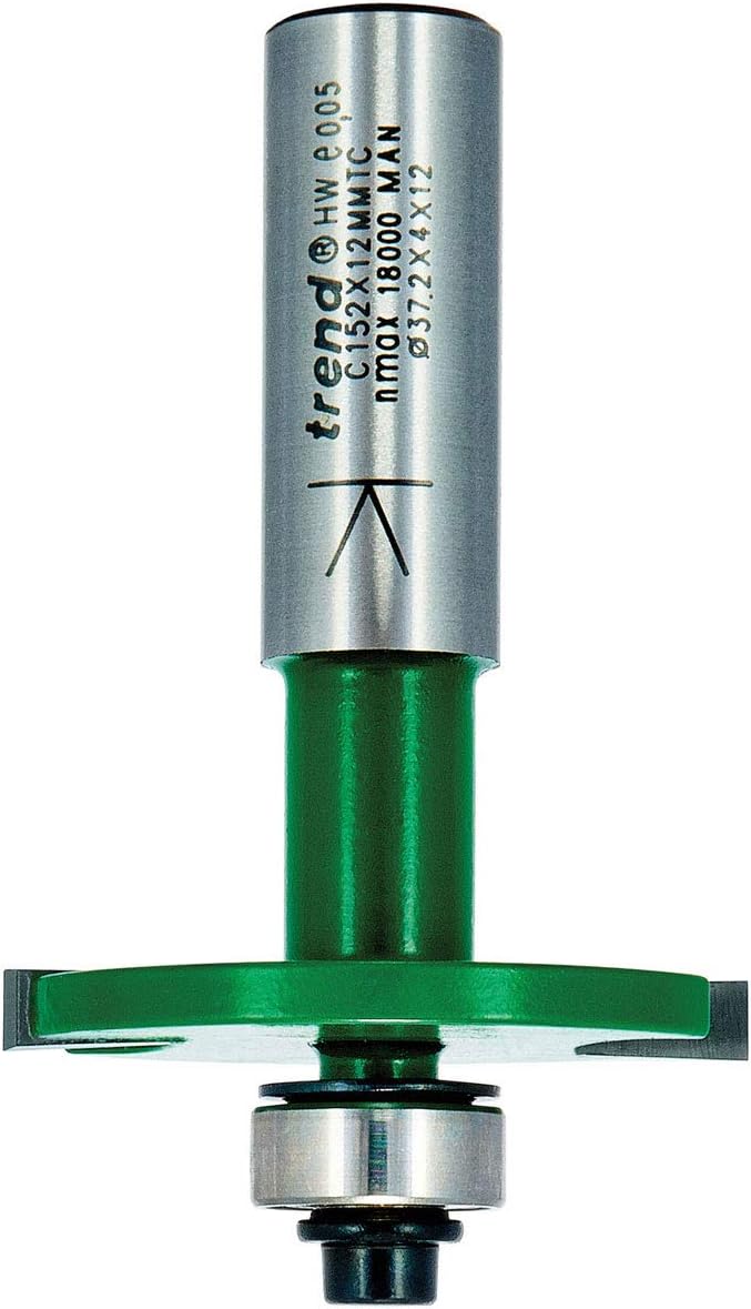 Trend CraftPro Bearing Guided Biscuit Jointer Router Cutter, 1/4 Inch Shank, 4mm Cut Length, for Biscuit Sizes 0, 10, 20 - Image 3