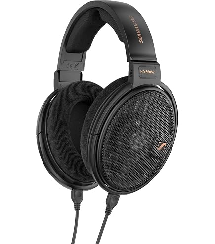 Fone de Ouvido, Circoauricular, Sennheiser, HD 600, Preto | Design