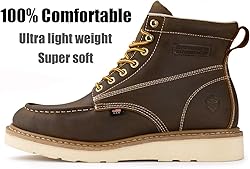 SUREWAY 6 in Mens Soft Toe Work Boots for Men-Full