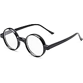 The Cambridge Iris Style Round Reading Glasses, Totally Round Readers, Black and Brown Tortoise