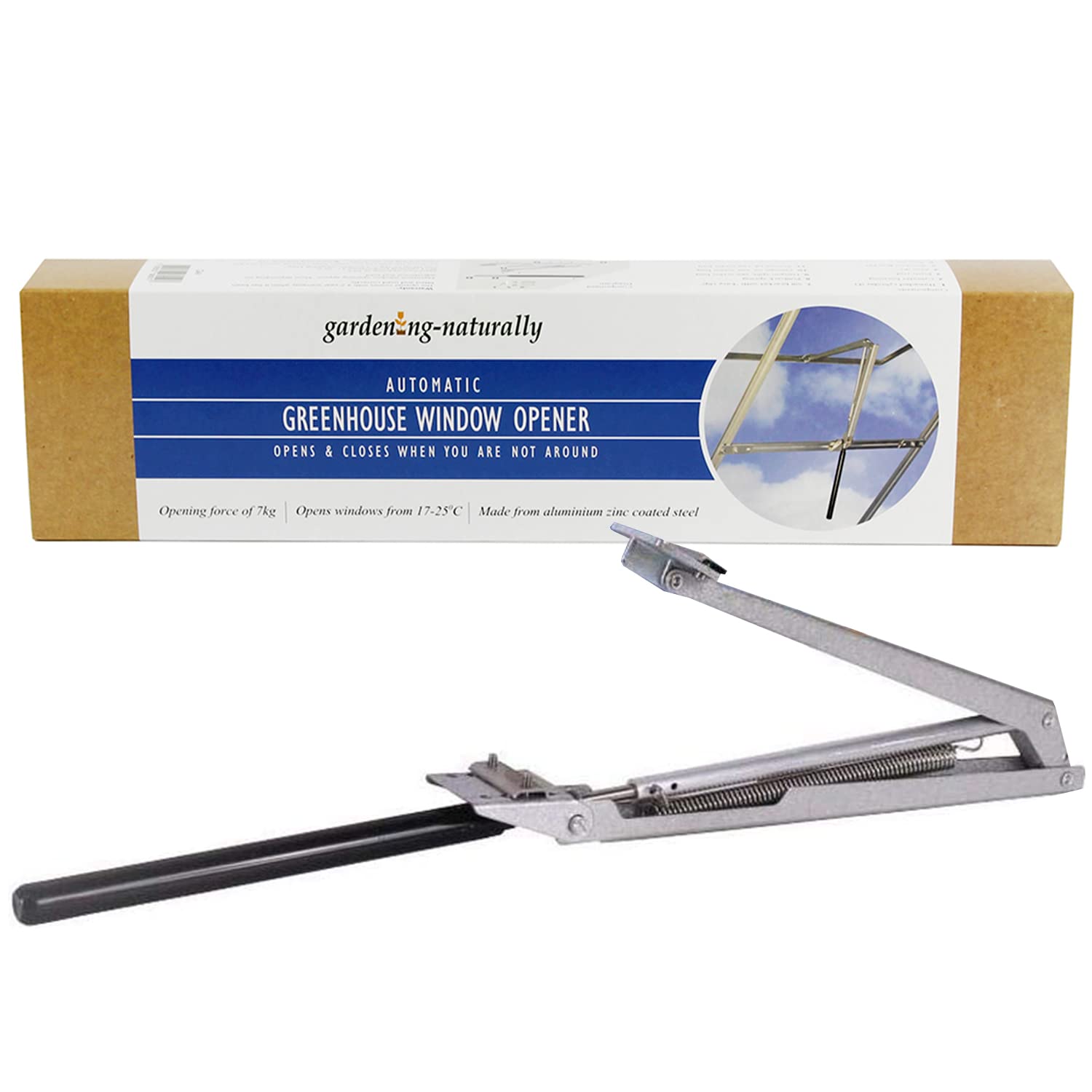 Automatic Greenhouse Window Opener Autovent with Opening Force 7KG Opens from 17-25C Uses the Power of the Sun to Work