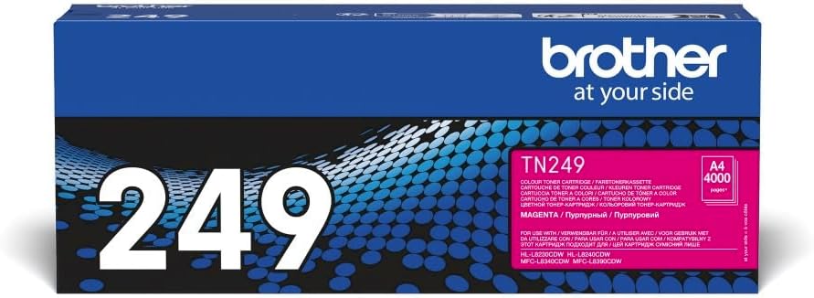 Brother TN-249M Magenta Toner Cartridge Ultra High Yield, Genuine