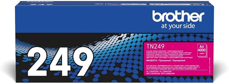 Brother TN-249M Magenta Toner Cartridge Ultra High Yield, Genuine