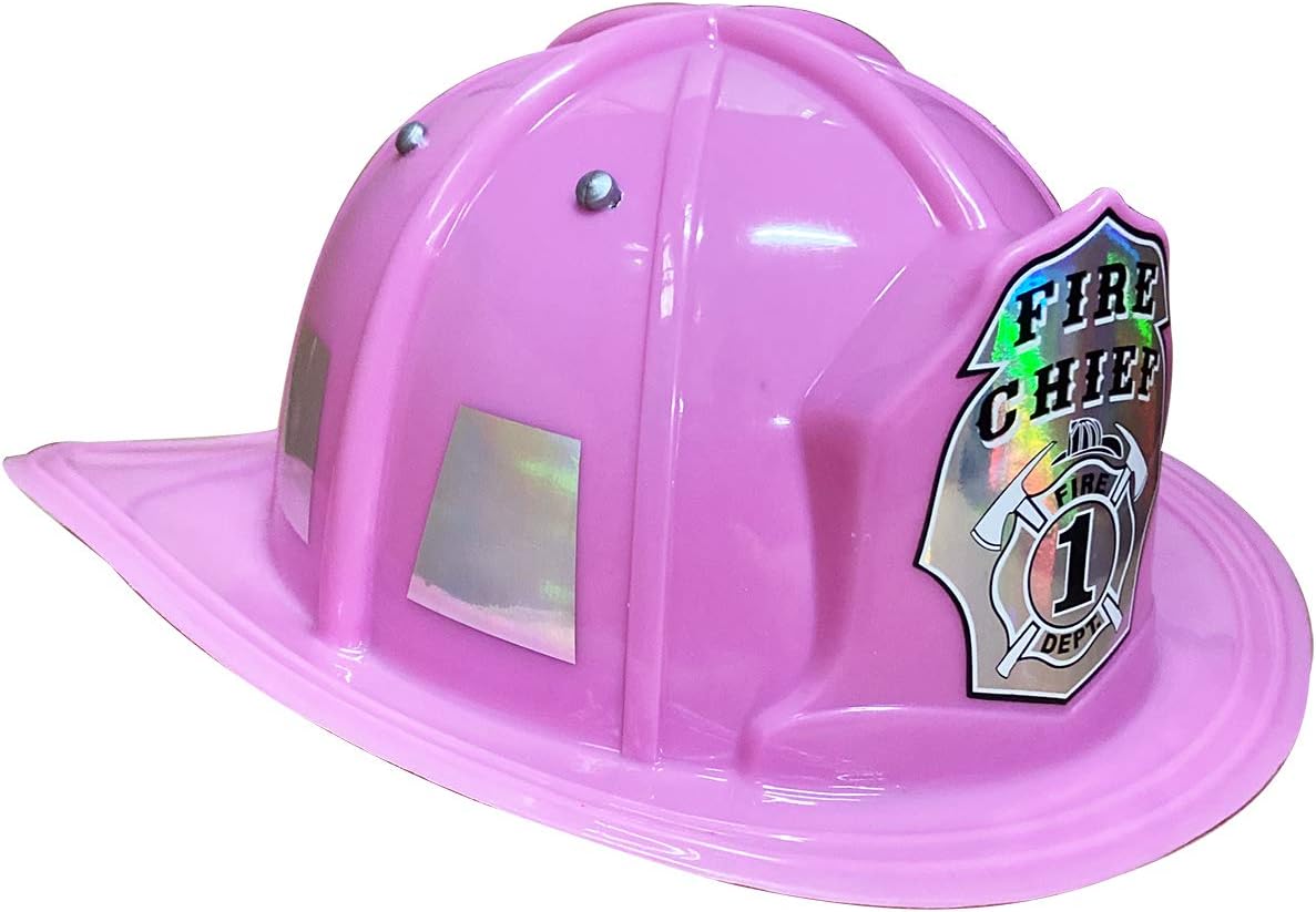 Aeromax Fire Chief Helmet Pink Adjustable Youth Size: Amazon.co.uk
