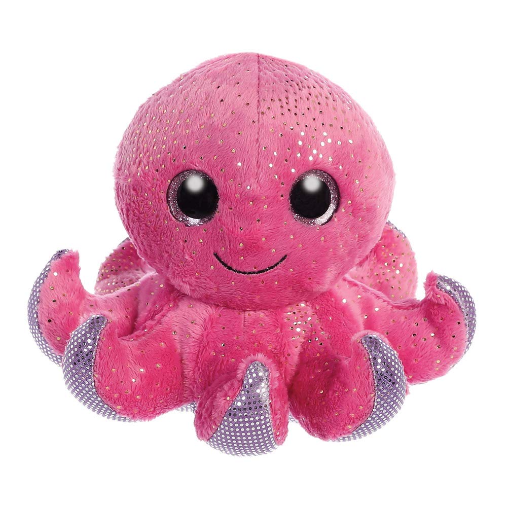 Aurora, Sparkle Tales, SeaStar Octopus, 5In, 61315, Pink, Soft Toy