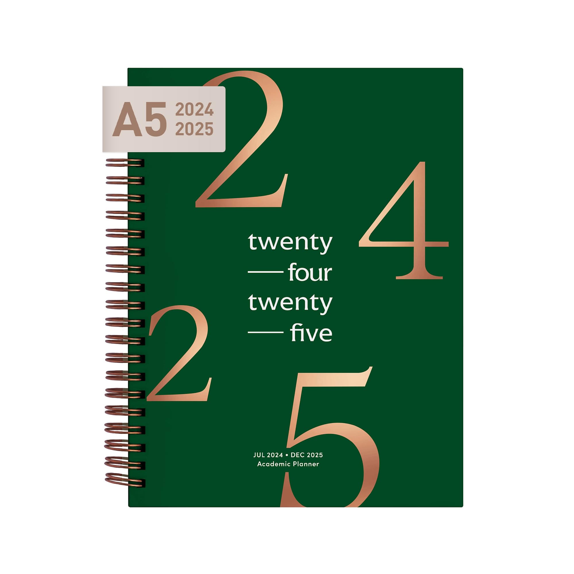 Riley's Planner 2024-2025 Academic Year, 18-Month School Calendar 2024-2025 Planner Book Hardcover, Monthly And Weekly Student Planner, Notes Pages, Twin-Wire Binding (8 X 6 Inch, Pink): 0810116042548