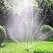 Blisstime Lawn Sprinkler, Automatic 360 Rotating Garden Water Sprinklers Lawn Adjustable 3 Arms Sprayer Irrigation System, Leak-Proof Design and Spike Base