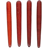 4Pcs Manual Acupressure Pen Wooden Thai Massage Stick Rod Deep Tissue Massage Tool Trigger Point Relief Pain Therapy Tools Full Body Relaxing Gifts Acupressure Pen,Acupressure Tools