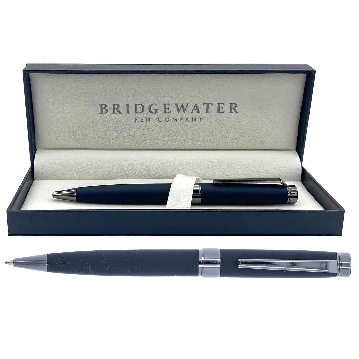 Bridgewater Pen Company Executive Ball Point Pen Collection, Boxed & Sleeved (Galway, Black) — image 1