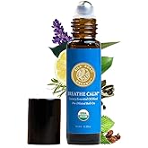 Silk Road Organic Breathe Calm Essential Oil Breathe Easy Blend Roll On, 100% Pure USDA Certified Aromatherapy for Cold, Cough, Congestion, Allergy Relief, & Wellness - 10 ml Roller