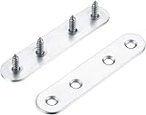 Xiaomoyu 10Pcs Stainless Steel Corner Braces L Shape 77x16mm with Screws view 4