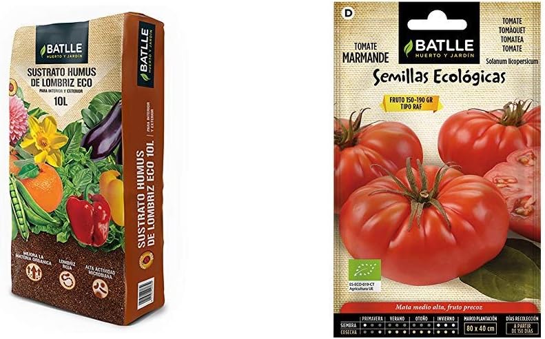 Sustratos Ecológicos Sustrato Humus Lombriz 25l. Batlle + Sustrato ...