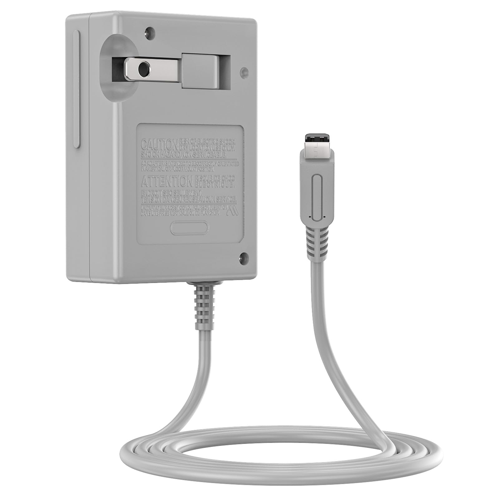 RuntoGOL 2Pcs 3DS Charger, AC Power Charger Replacement for 2DS 3DS Console,Power Cord for 3DS/3DSXL/New 3DS/New 3DS XL/2DS/2DSXL/DSi/DSiXL,100~240V Wall Plug