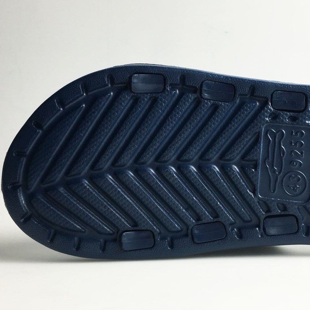 URBANFIND Men\'s Casual EVA Slide Slipper Beach Sandals Shoes Blue Grey, 6 D(M) US/EU 40