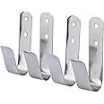 Amarine Made Stainless Steel Boat Hook Holders Ring Buoy Bracket 7715S- 4-1/8" L x 1" W (4-Pack)