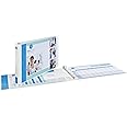 Avery Heavy-Duty View 3 Ring Binder, 2" Slant Rings, Holds 11" x 17" Paper, 1 White Binder (72126)