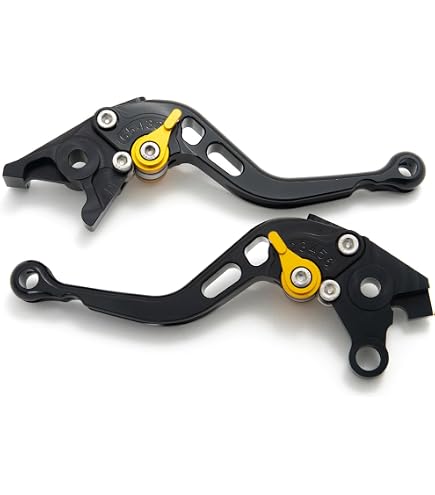 Amazon.com: Purple CNC 6 Position Shorty Brake Clutch Lever for