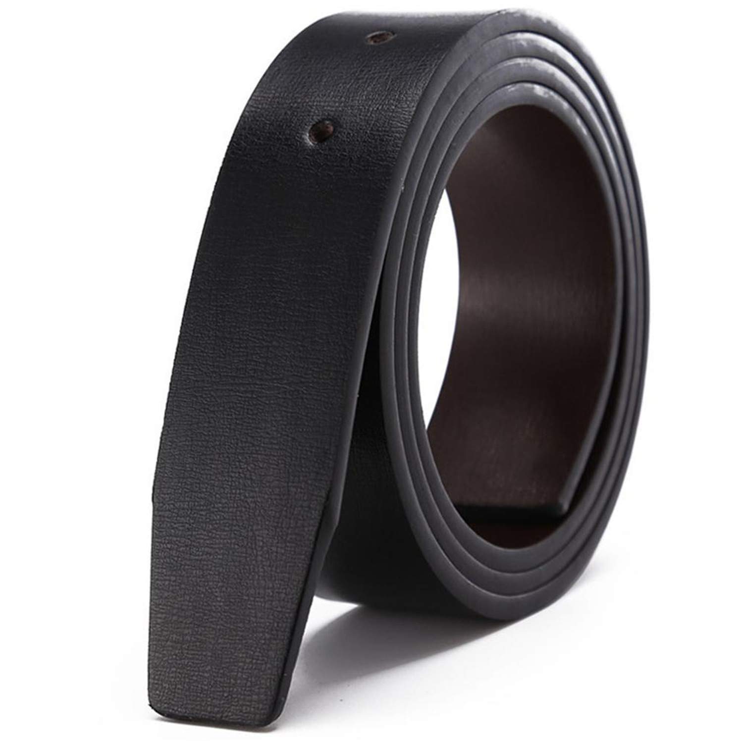 Cinturones de cuero sin hebilla de