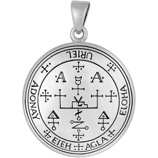 Amazon.com: Moonlight Mysteries Archangel Samael Sigil Pendant