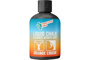 TRACTION PRO Liquid Chalk & Dry Hands - Mess-Free Gym Chalk for Weightlifting & Pole Grip for Pole Dancing Solution - Long La
