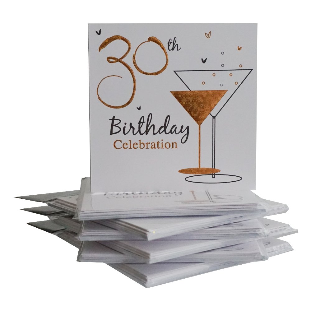 30th Birthday Party Invitations {Holographic} 36 Multipack Cards With Envelopes by Simon Elvin