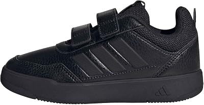 Sapatos unissex niños Tensaur Sport 3.0 Hook and Loop Kids Shoes, Core Black/Matte Black, 35.5 EU