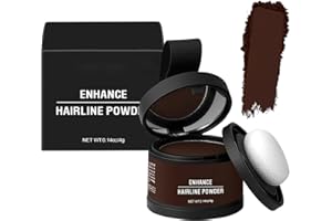 KOQ Waverloo Magic Root Cover Up - Enhancing Hairline and Root Touch Up Powder for Thinning Hair in Women (brown, 1)