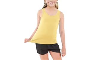 Toddler Girls Boys Athletic Tank Tops Racerback Slim Fitted Summer Top Kids Crewneck Sleeveless Sport Shirts