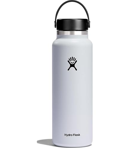 Amazon.com: Hydro Flask Standard Flex Cap White 18 Oz | Stainless