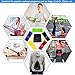 Resistance Bands, UJoylify Exercise Bands for Women - Resistance Loop Bands for Legs and Butt - Workout Bands for Home GYM Fitness,5 Set with Carry Bag