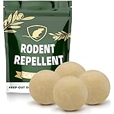 Rodent Repellent Indoor,Mouse Repellent,Mice Repellent Indoor,Rodent Away Repellant,Rat Repellent,Keeps Mice Away,Peppermint Oil Repel Mice from Nesting,Covers 50 sq. ft,Effective for 60-90 Days-4P