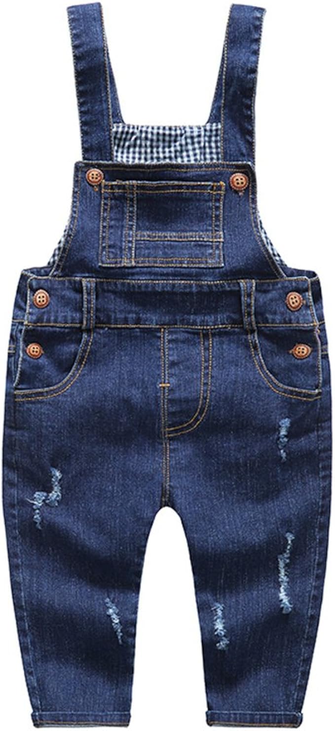 black and tan overalls