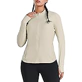 ALLZERO Women's UPF 50+ Sun Protection Jacket - Zip Up Athletic Jacket with Mesh Back Stretchy Gym & Running Jacket