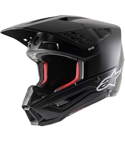 Alpinestars S-M5 Bond Visier – Schwarz/cyan Glänzend, Ersatzvisier Für MX-Helme, Hochwertige Verarbeitung