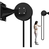 Perantlb Endless Rope Trainer, Adjustable Resistance Pulley System, 30kg Max Resistance, Full Body Workout for Home Gym