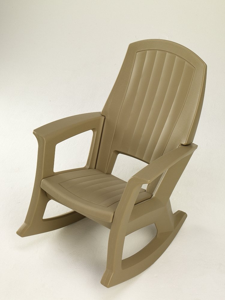 Buy Semco Plastics Rockaway Heavy Duty Resin Outdoor Rocking Chair, Low