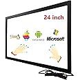 DeYoWo 24 Inch Interactive 10 Points Infrared IR Touch Screen Overlay Frame Free Driver