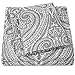 1500 Supreme Collection Queen Sheet Sets Paisley Gray - Luxury Hotel Bed Sheets and Pillowcase Set for Queen Mattress - Extra Soft, Elastic Corner Straps, Deep Pocket Sheets, Queen, Paisley Gray