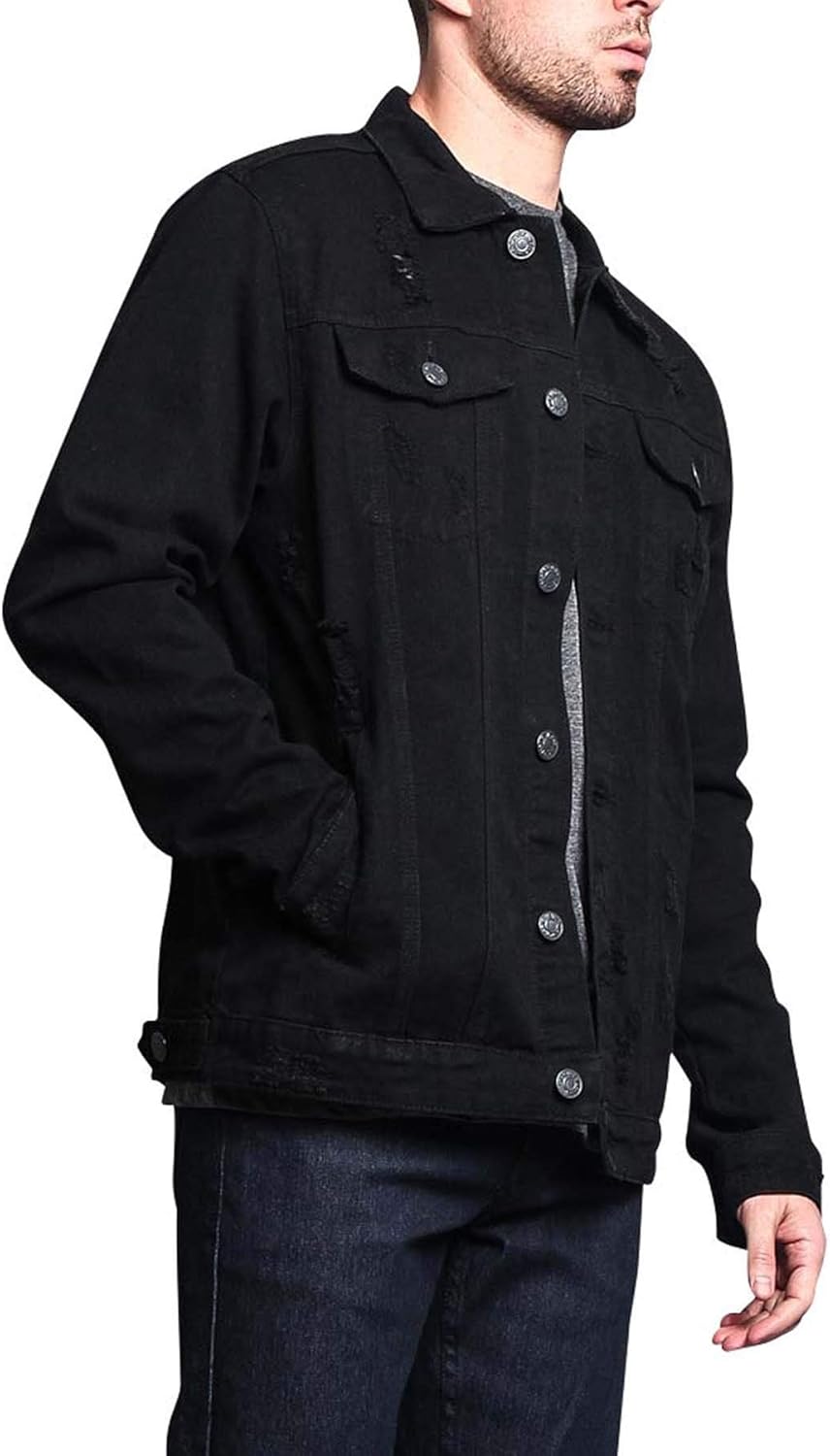 seed denim peplum jacket